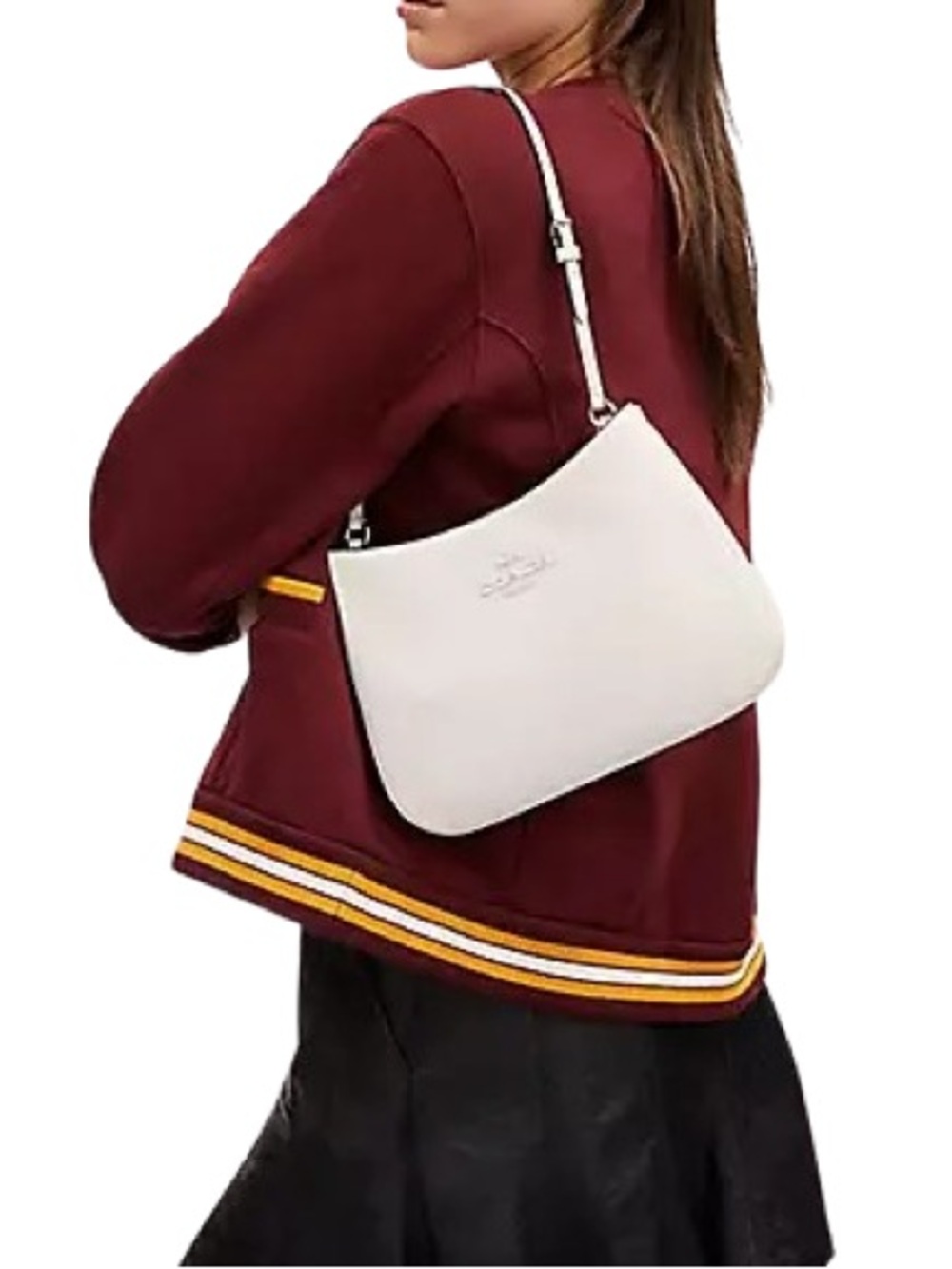 COACH Penelope Shoulder Bag In Chalk White CP101 - Picture 13 of 13